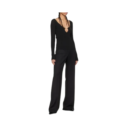 Jacquemus Pralu Ribbed Top