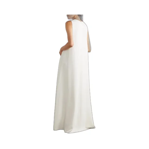 Eno Crepe Extra-Long Dress