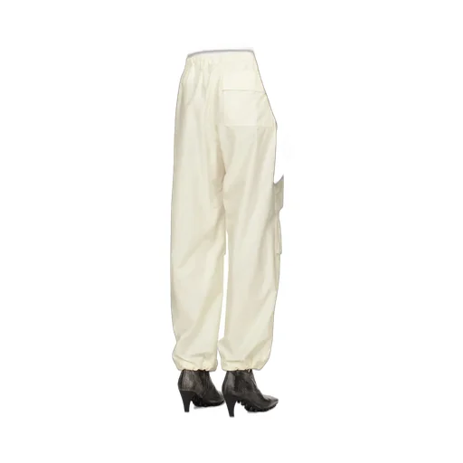 Drawstring Wide-Leg Trousers