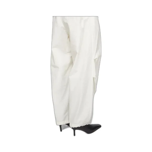 Drawstring Wide-Leg Trousers