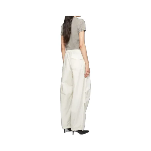 Drawstring Wide-Leg Trousers