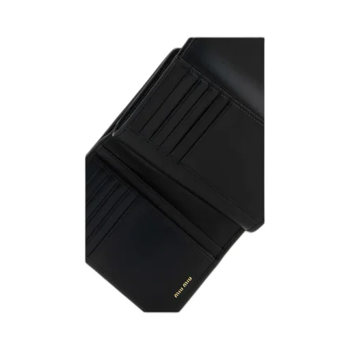 Logo-Lettering Matelassé Wallet