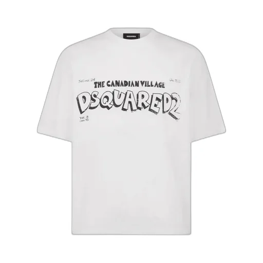Dsquared2 Logo Printed Crewneck T-Shirt