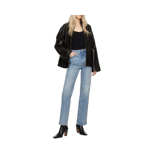 Khaite Danielle Straight Leg Jeans