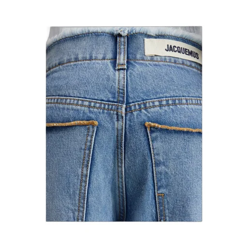 Straight Denim Trousers