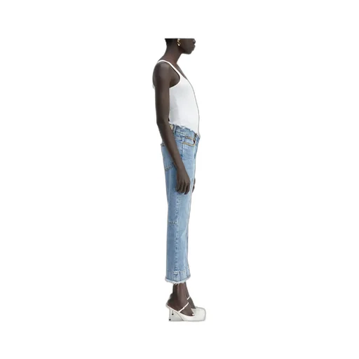 Straight Denim Trousers