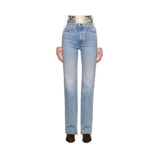 Khaite Danielle Straight Leg Jeans
