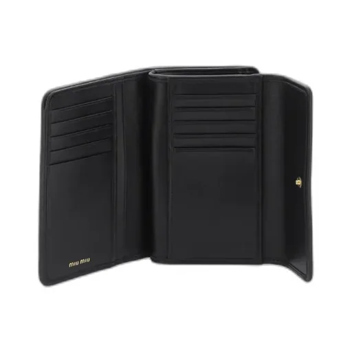 Logo-Lettering Matelassé Wallet