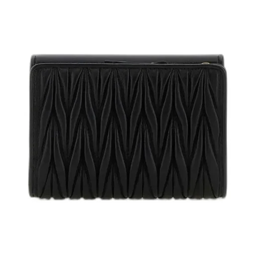 Logo-Lettering Matelassé Wallet