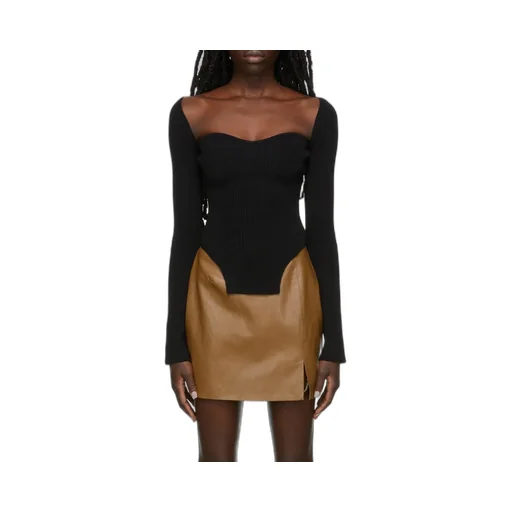 Khaite Maddy Knitted Long Sleeved Top