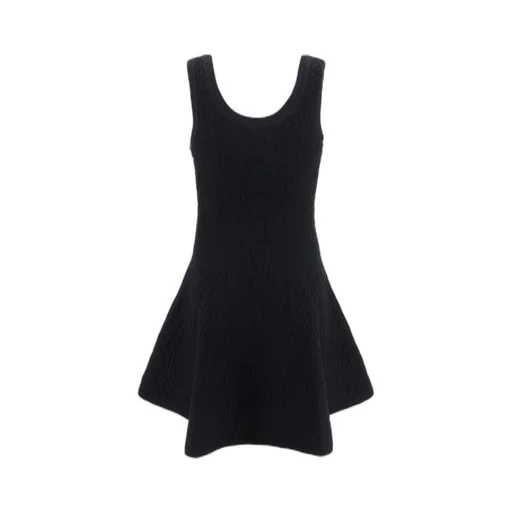 AlaÏA Embossed Sleeveless Mini Dress