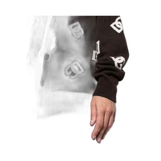 Dolce & Gabbana Dg Monogram V-Neck Cardigan
