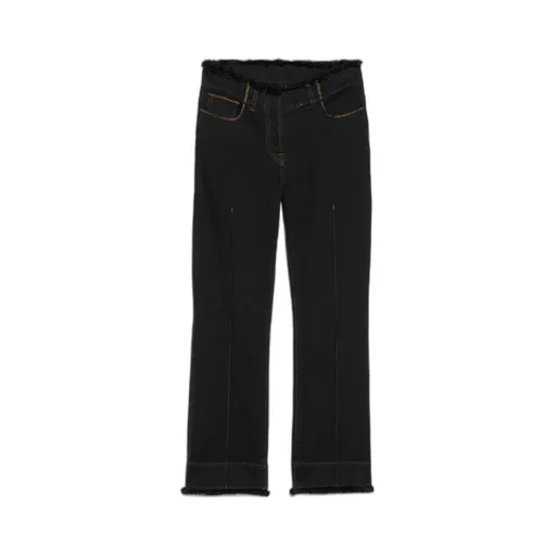 Jacquemus Frayed Cropped Jeans