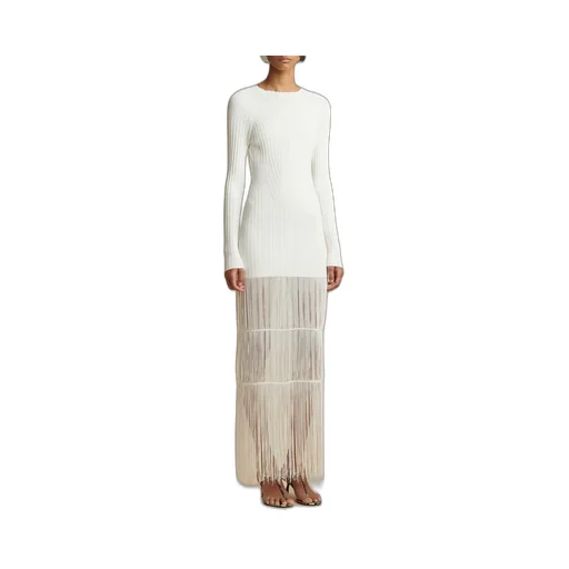 The Cedar Fringed Knitted Dress