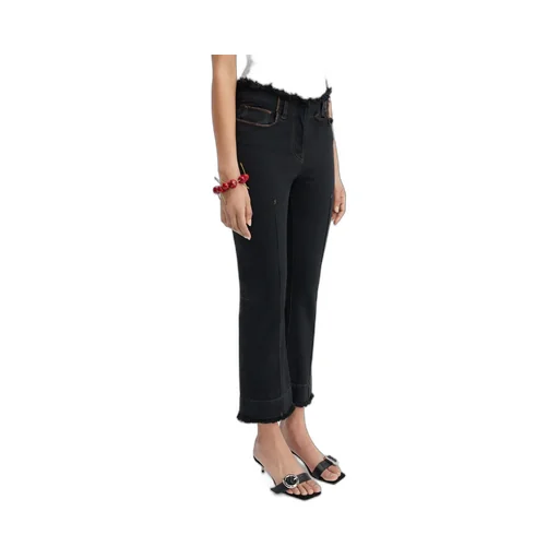 Jacquemus Frayed Cropped Jeans