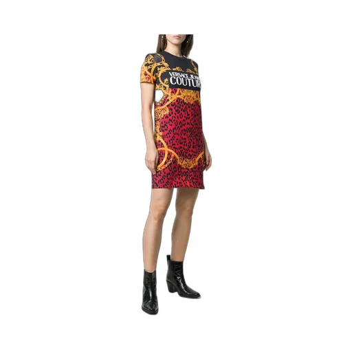 Leopard Print T-Shirt Dress