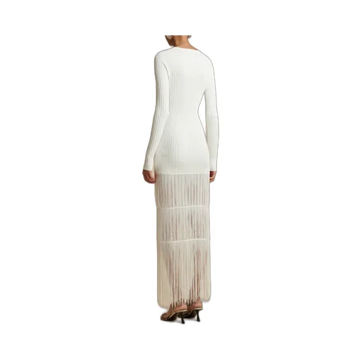 The Cedar Fringed Knitted Dress