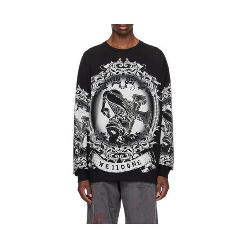 Printed Long-Sleeved T-Shirt