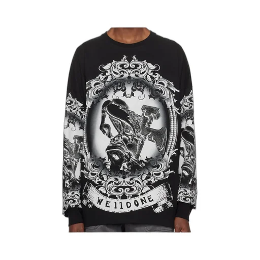 Printed Long-Sleeved T-Shirt