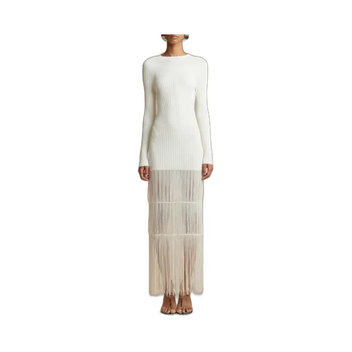 The Cedar Fringed Knitted Dress
