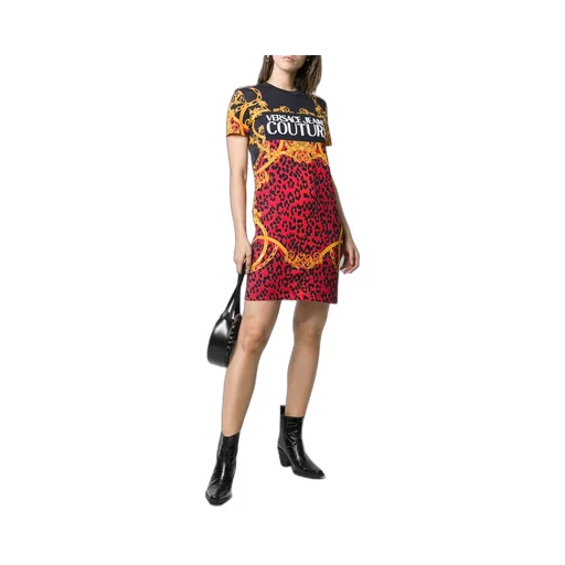 Leopard Print T-Shirt Dress