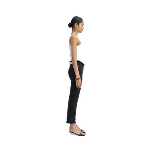 Jacquemus Frayed Cropped Jeans