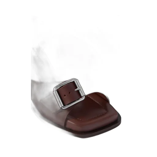 90Mm Leather Sandals