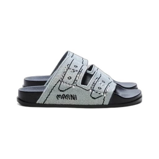 Jacquard Logo Flip-Flops