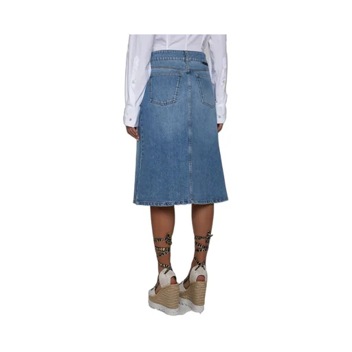 Stella Mccartney Front Slit Denim Skirt