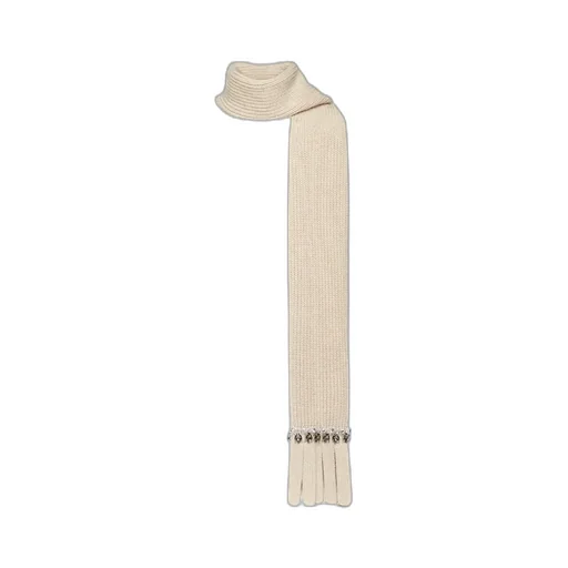 Beige Wool Scarf
