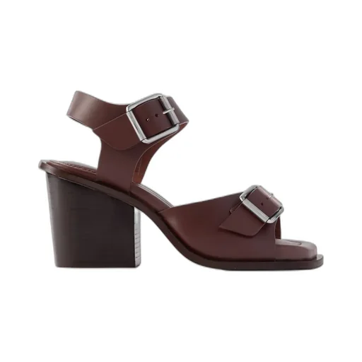 90Mm Leather Sandals
