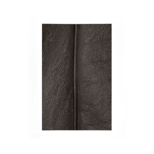 Lapel Long-Sleeved Leather Jacket