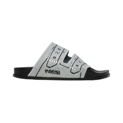 Jacquard Logo Flip-Flops