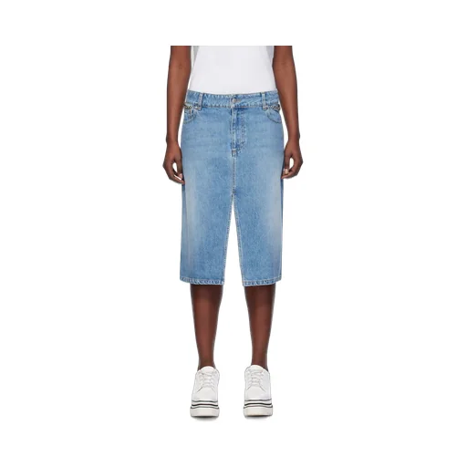 Stella Mccartney Front Slit Denim Skirt