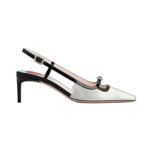 Roger Vivier Square Toe Slingback Pumps