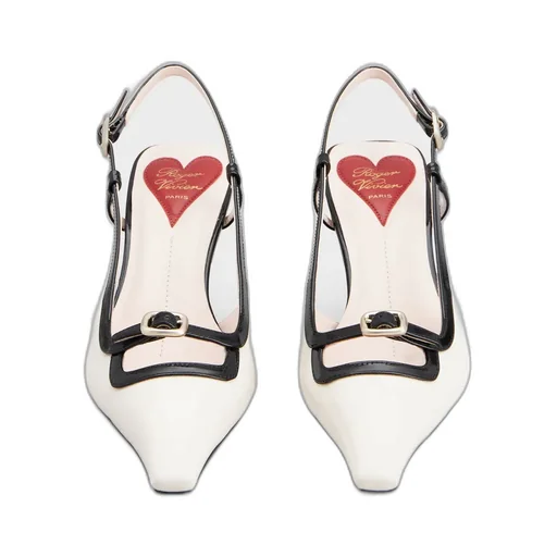 Roger Vivier Square Toe Slingback Pumps