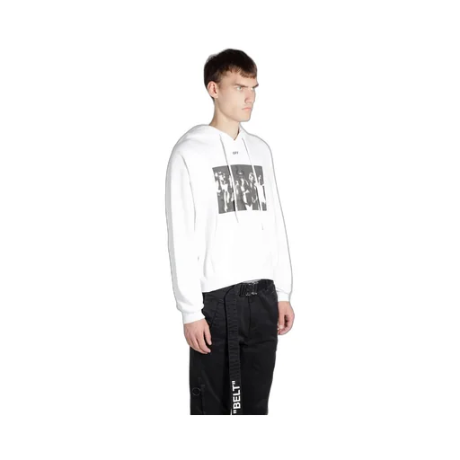 Graphic Print Logo Hoodie