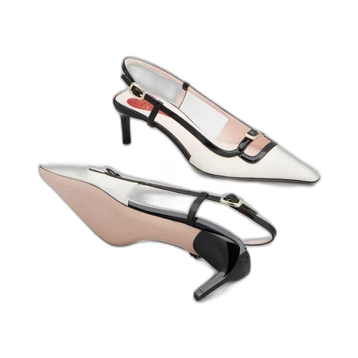 Roger Vivier Square Toe Slingback Pumps