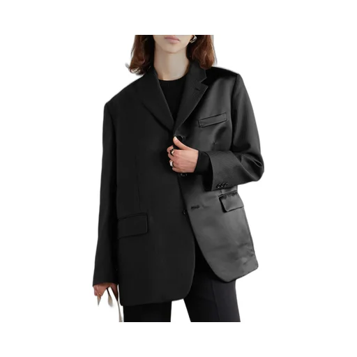 Long-Sleeved Suit Coat