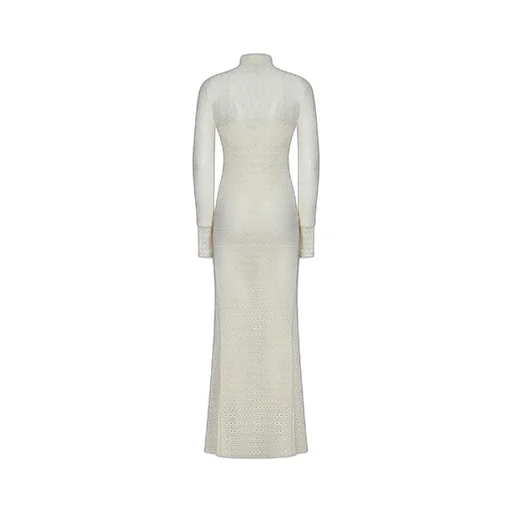 Open-Knit Maxi Dress