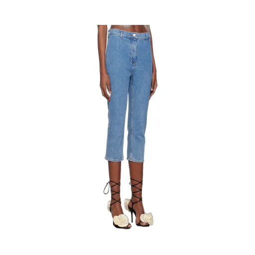 Magda Butrym Knee Length Slim-Fit Jeans