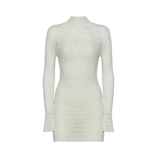 Open-Knit Maxi Dress
