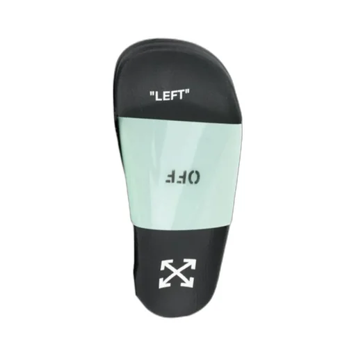 Off-White Logo Printed Slip-On Slides