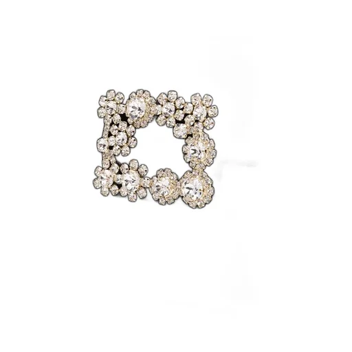 Roger Vivier Flower Buckle Envelope Flap Crossbody Bag
