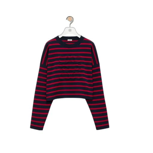 Loewe Striped Cropped Jumper