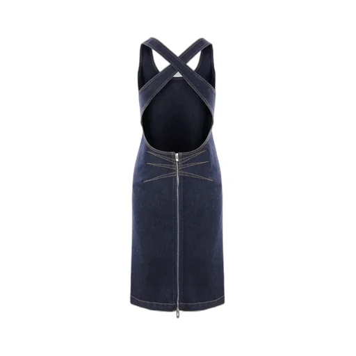 AlaÏA Sculpting Denim Dress