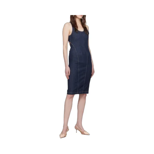 AlaÏA Sculpting Denim Dress