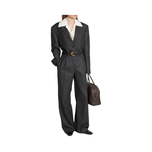 Roan High-Waist Wide-Leg Trousers