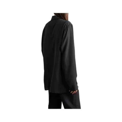 The Row Long-Sleeved Tie-Detailed Top