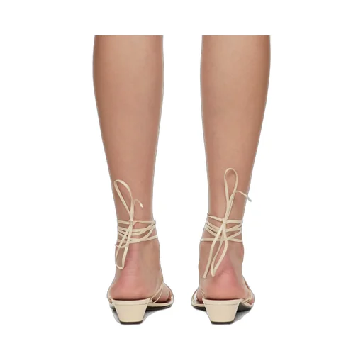 Graphic High-Heeled Sandals